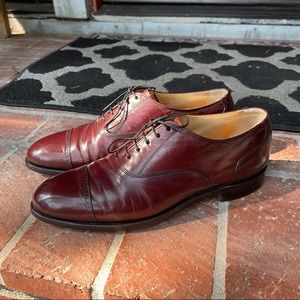 Vintage Coburne Square Cap-toe Oxfords